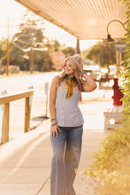 Load image into Gallery viewer, The Desert Pearl Stripe Top
