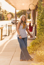 Load image into Gallery viewer, The Desert Pearl Stripe Top
