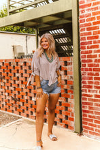 Load image into Gallery viewer, The Saddle Striped Top
