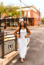Load image into Gallery viewer, The Bluebonnet Breeze Dress in White
