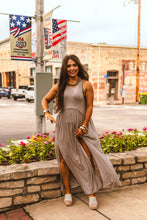 Load image into Gallery viewer, The Theros Dress in Taupe
