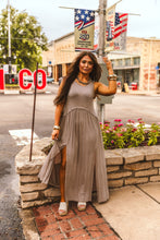 Load image into Gallery viewer, The Theros Dress in Taupe
