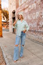 Load image into Gallery viewer, The Prairie Bell Top in Mint
