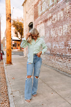 Load image into Gallery viewer, The Prairie Bell Top in Mint
