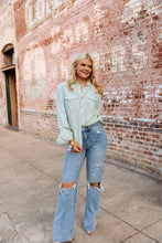 Load image into Gallery viewer, The Prairie Bell Top in Mint

