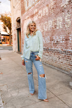 Load image into Gallery viewer, The Prairie Bell Top in Mint

