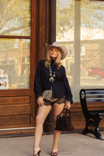 Load image into Gallery viewer, The Saddle Rag Indigo Top
