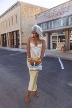 Load image into Gallery viewer, The Sweet Honey Satin Skirt

