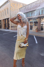 Load image into Gallery viewer, The Sweet Honey Satin Skirt
