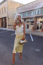 Load image into Gallery viewer, The Sweet Honey Satin Skirt
