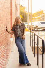 Load image into Gallery viewer, The Untamed Stripe Bow Top
