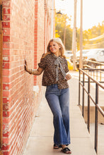 Load image into Gallery viewer, The Untamed Stripe Bow Top
