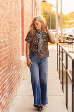 Load image into Gallery viewer, The Untamed Stripe Bow Top
