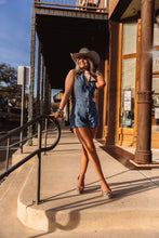 Load image into Gallery viewer, The Denim Doll Romper
