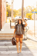 Load image into Gallery viewer, The Untamed Stripe Bow Top
