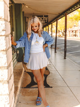 Load image into Gallery viewer, The Rosebud Reverie Skort
