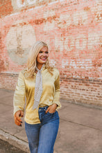 Load image into Gallery viewer, The Teagan Top in Muted Yellow
