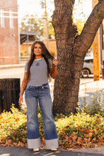 Load image into Gallery viewer, The Clayton Striped Tee in Navy
