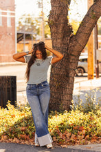 Load image into Gallery viewer, The Clayton Striped Tee in Navy
