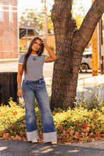 Load image into Gallery viewer, The Clayton Striped Tee in Navy
