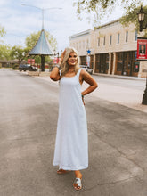 Load image into Gallery viewer, The Bluebonnet Breeze Dress in White
