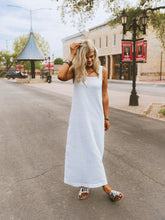 Load image into Gallery viewer, The Bluebonnet Breeze Dress in White

