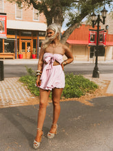 Load image into Gallery viewer, The Blushing Hour Romper
