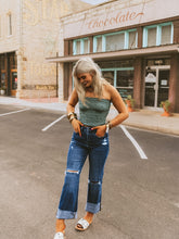 Load image into Gallery viewer, The Chaser Top in Dark Sage
