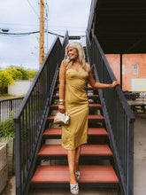 Load image into Gallery viewer, The Jillian Slip Dress in Mustard
