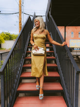 Load image into Gallery viewer, The Jillian Slip Dress in Mustard
