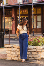 Load image into Gallery viewer, The Clayton Striped Tee in Butter Yellow
