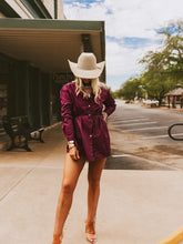 Load image into Gallery viewer, The Bordeaux Bloom Romper
