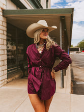 Load image into Gallery viewer, The Bordeaux Bloom Romper
