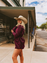 Load image into Gallery viewer, The Bordeaux Bloom Romper
