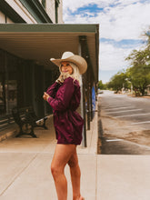 Load image into Gallery viewer, The Bordeaux Bloom Romper
