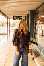 Load image into Gallery viewer, The Thida Top in Chocolate
