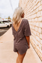 Load image into Gallery viewer, The Hattie Romper in Chocolate
