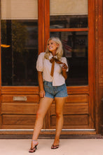 Load image into Gallery viewer, The Mocha Striped Top
