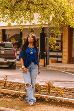 Load image into Gallery viewer, The Judson Top in Light Navy
