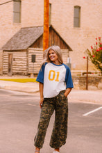 Load image into Gallery viewer, The Baseball Tee in Blue
