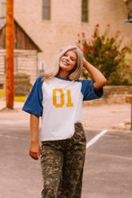 Load image into Gallery viewer, The Baseball Tee in Blue
