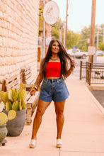 Load image into Gallery viewer, The Chaser Top in Red
