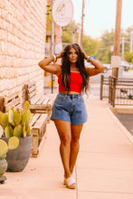 Load image into Gallery viewer, The Chaser Top in Red

