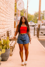 Load image into Gallery viewer, The Chaser Top in Red
