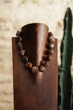 Load image into Gallery viewer, Saddle Stone Statement Necklace
