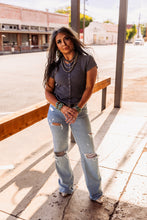 Load image into Gallery viewer, The Wesson Top in Charcoal
