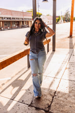 Load image into Gallery viewer, The Wesson Top in Charcoal
