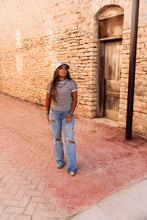 Load image into Gallery viewer, The Clayton Striped Tee in Black
