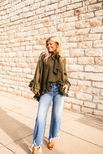 Load image into Gallery viewer, The Sterley Top in Olive

