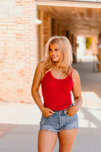 Load image into Gallery viewer, The Rustler Tank Top in Red
